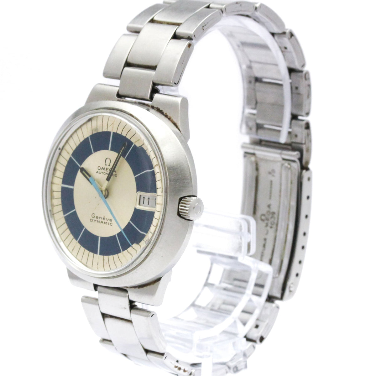 Pre-Owned OMEGA Geneve Dynamic Cal 565 teel Automatic Watch 166.039 Vintage