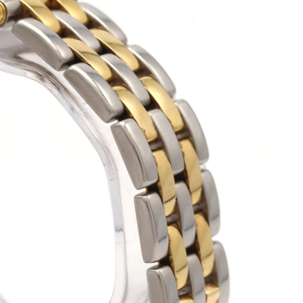 Pre-Owned Cartier Panthère Vendôme SM 2-Row Stainless Steel x Yellow Gold Quartz Watch