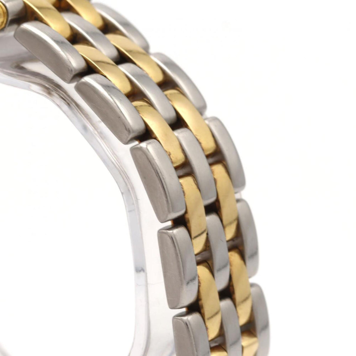 Pre-Owned Cartier Panthère Vendôme SM 2-Row Stainless Steel x Yellow Gold Quartz Watch