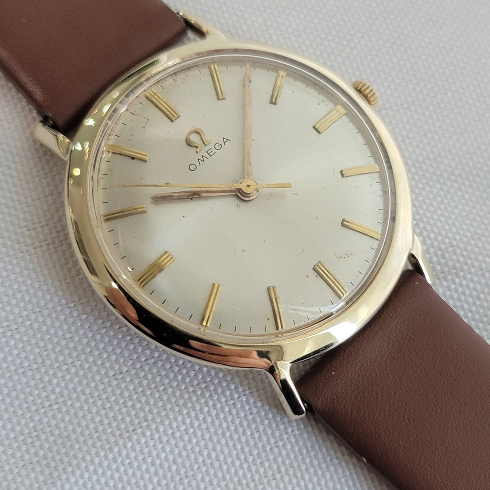 Pre-Owned Omega 14k Solid Gold Cal 600 Mens 33mm 1960s Manual Wind Dress Watch RA667