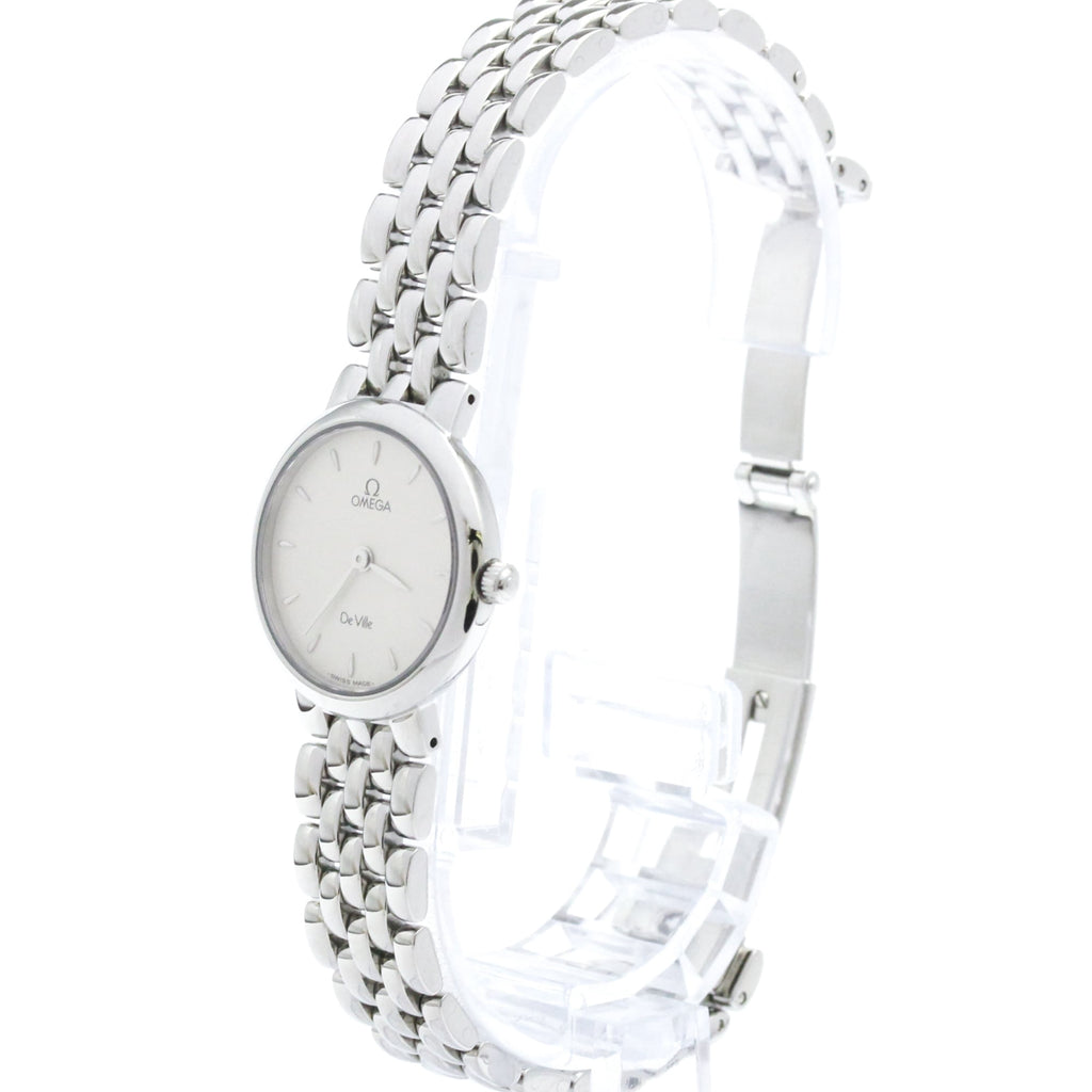 Pre-Owned OMEGA De Ville Prestige Steel Quartz Ladies Watch 7560.31 Polished