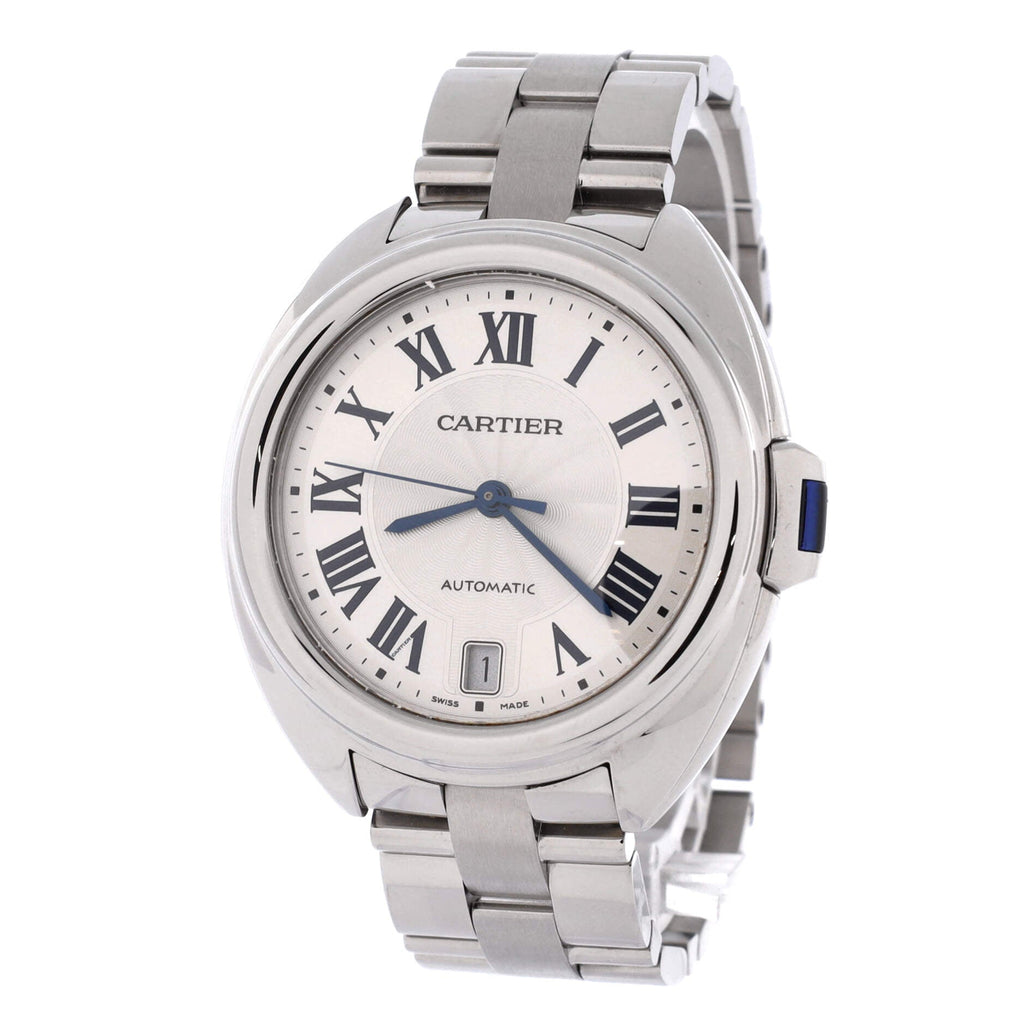 Pre-Owned Cle de Cartier Automatic Watch Stainless Steel 35 By Rebag