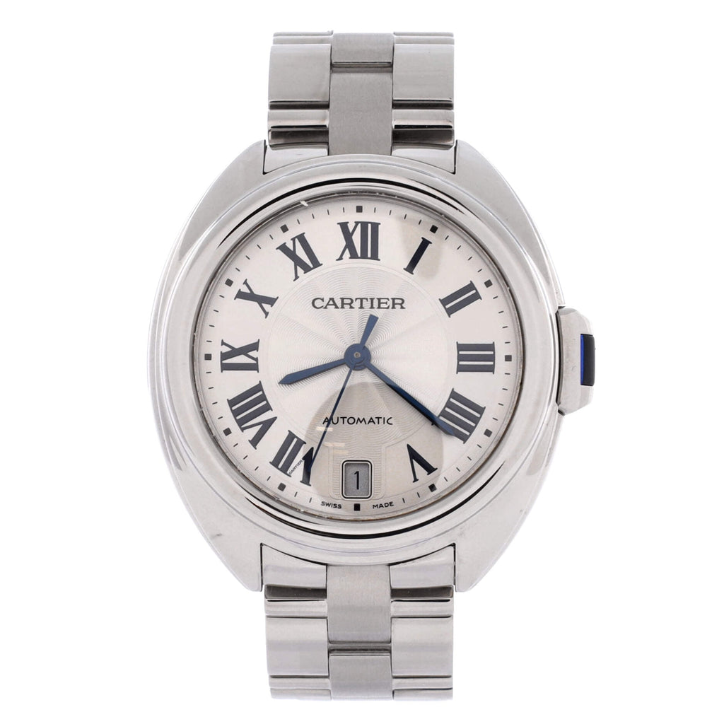 Pre-Owned Cle de Cartier Automatic Watch Stainless Steel 35 By Rebag
