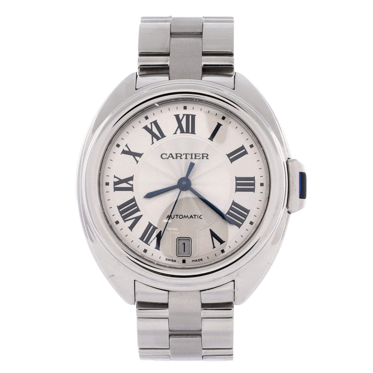 Pre-Owned Cle de Cartier Automatic Watch Stainless Steel 35 By Rebag