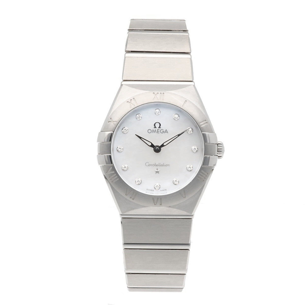 Pre-Owned Omega Constellation Watch, Stainless Steel 131.10.28.60.55.001, Quartz, Ladies,...