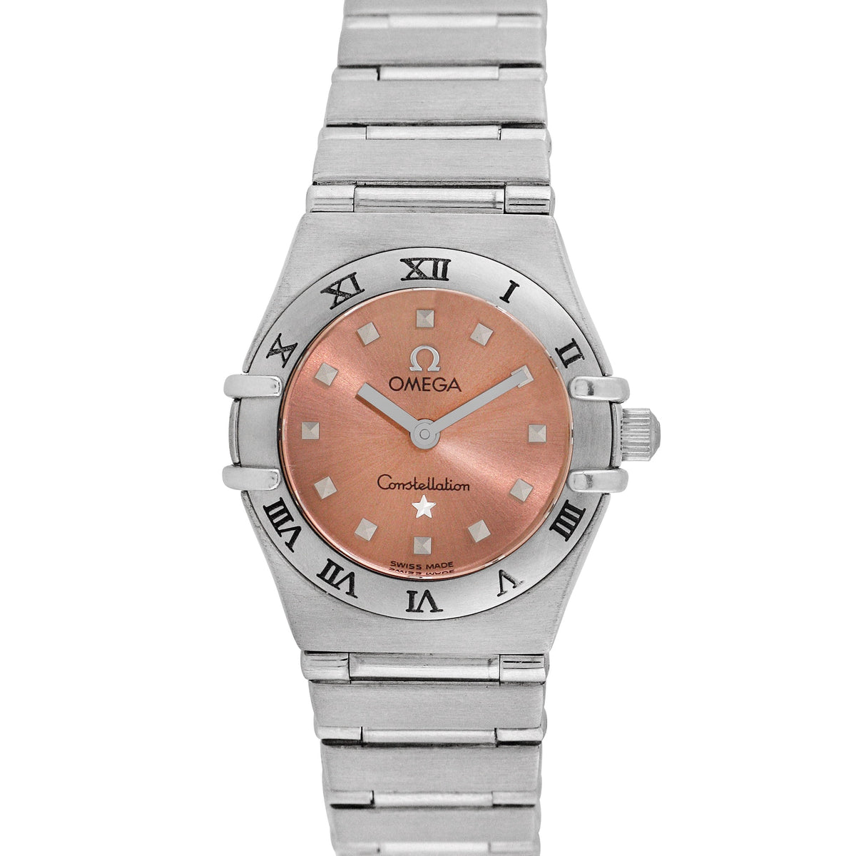 Pre-Owned Omega Women's Constellation Mini 22.5mm Stainless Steel Wristwatch