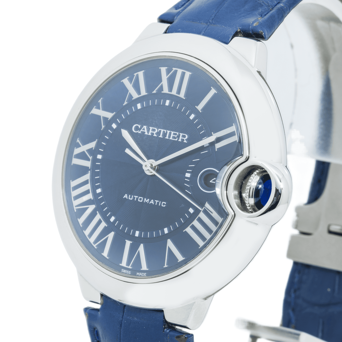 Pre-Owned Cartier Ballon Bleu 42mm Stainless Steel Automatic Men's Watch WSBB0027