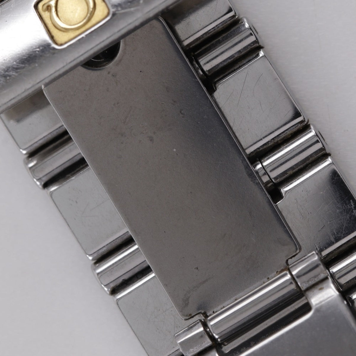 Pre-Owned OMEGA Constellation Carree Watch, cal. 1376 1528.46, stainless steel with... (Fair)