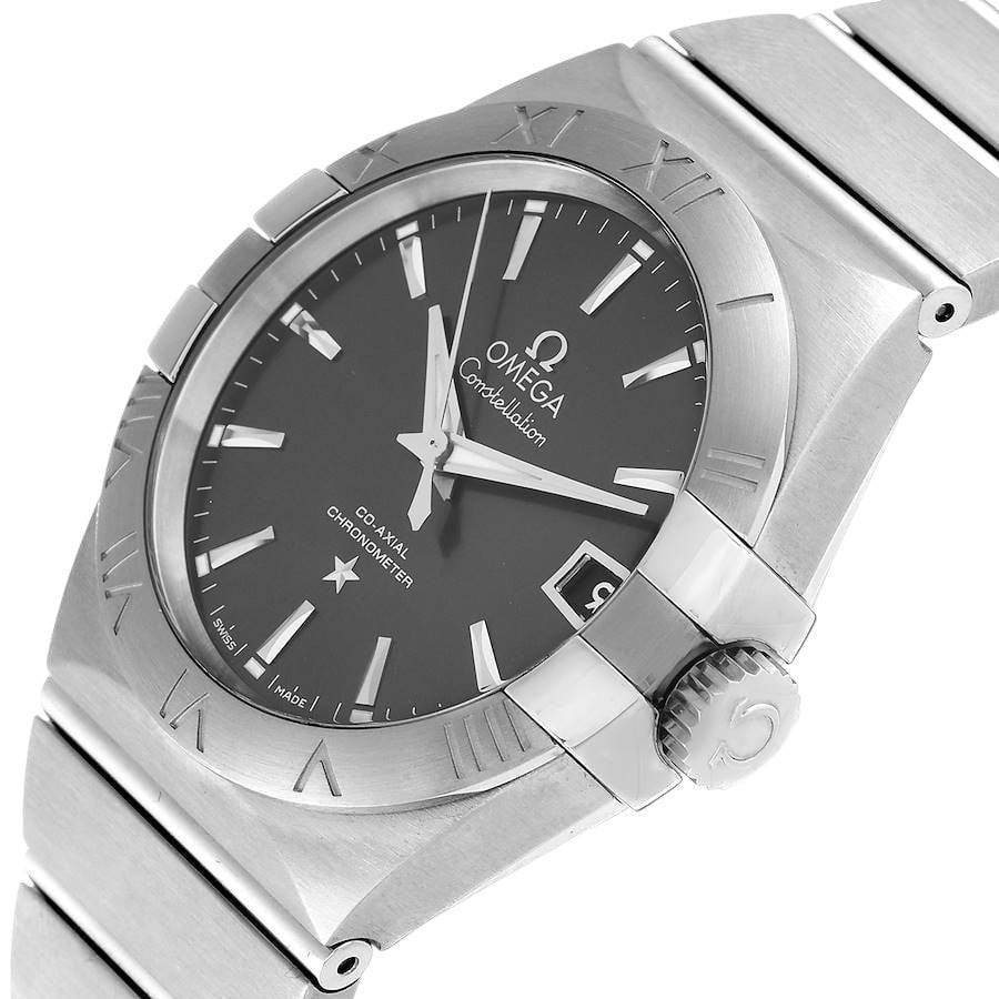 Pre-Owned Omega Constellation Co-Axial 123.10.38.21.06.001 Stainless Steel Mens Watch