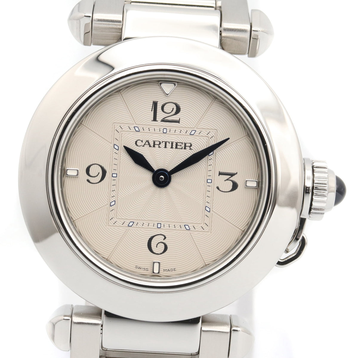 Pre-Owned Cartier Pasha de Women's Stainless Steel Watch, Silver Tone, WSPA0021