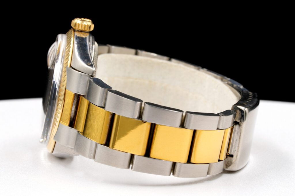 Pre-Owned Mens Rolex Two-Tone Yellow Gold and Stainless Steel Datejust Watch 1601