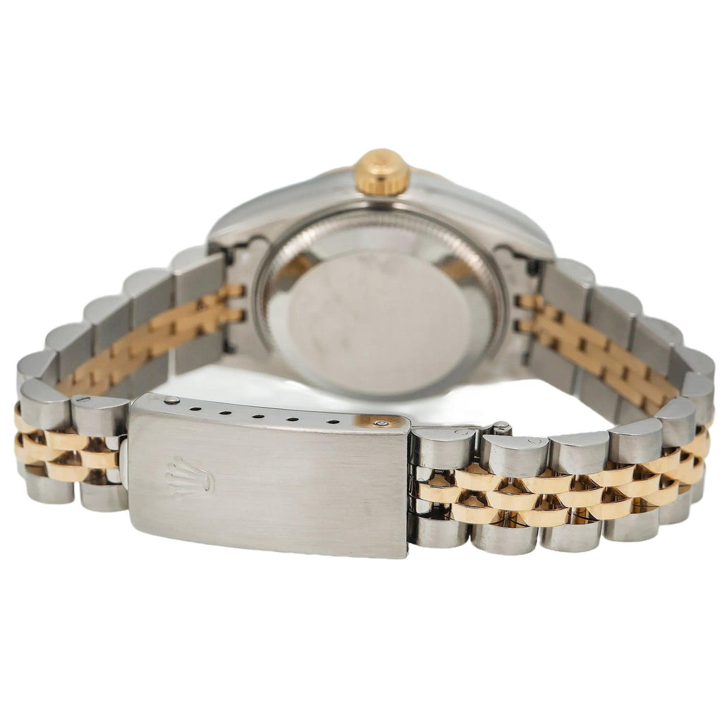 Pre-Owned Rolex Datejust 26MM 6917 Champagne Roman Dial Fluted Bezel Two Tone Yellow Gold Jubilee Bracelet