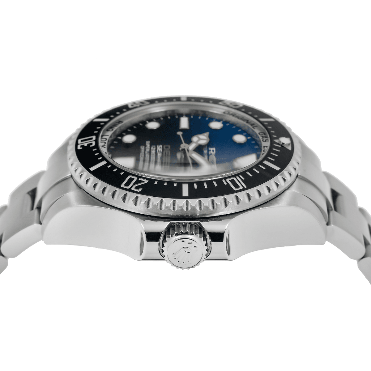 Pre-Owned Rolex Sea-Dweller Deepsea 44MM 116660 James Cameron / D‑Blue Blue to Black Gradient Dial Black Ceramic Bezel Stainless Steel Oyster Bracelet