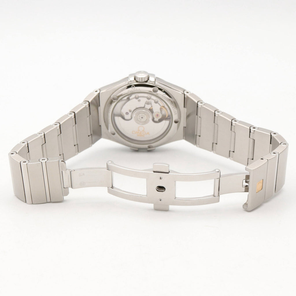 Pre-Owned Omega Constellation Co-Axial 11-Diamond Watch, Stainless Steel, Silver Tone, Men's,...