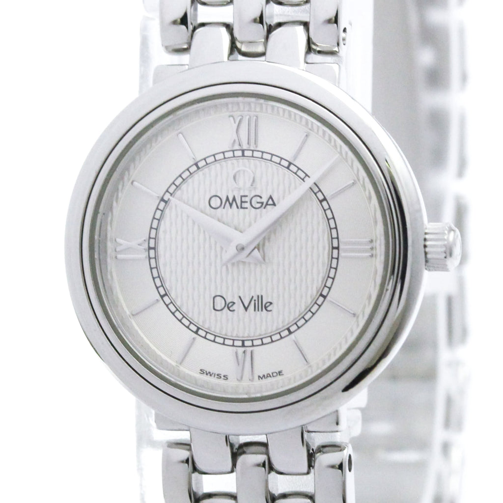 Pre-Owned OMEGA De Ville Prestage Steel Quartz Ladies Watch 795.1471 Polished