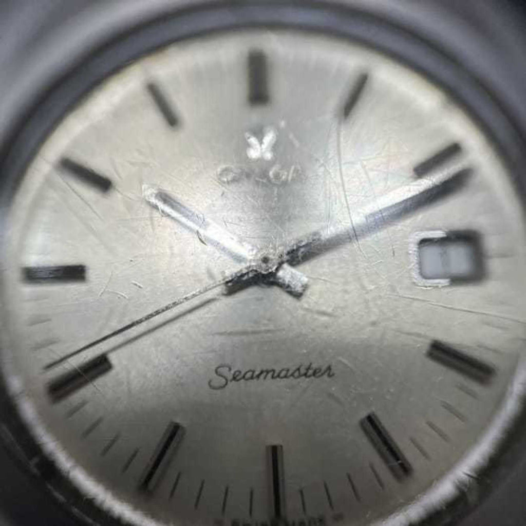 Pre-Owned Omega Seamaster Chronometer F-25200 Gold Silver Watch 168.022/166.28 Stainless Steel...