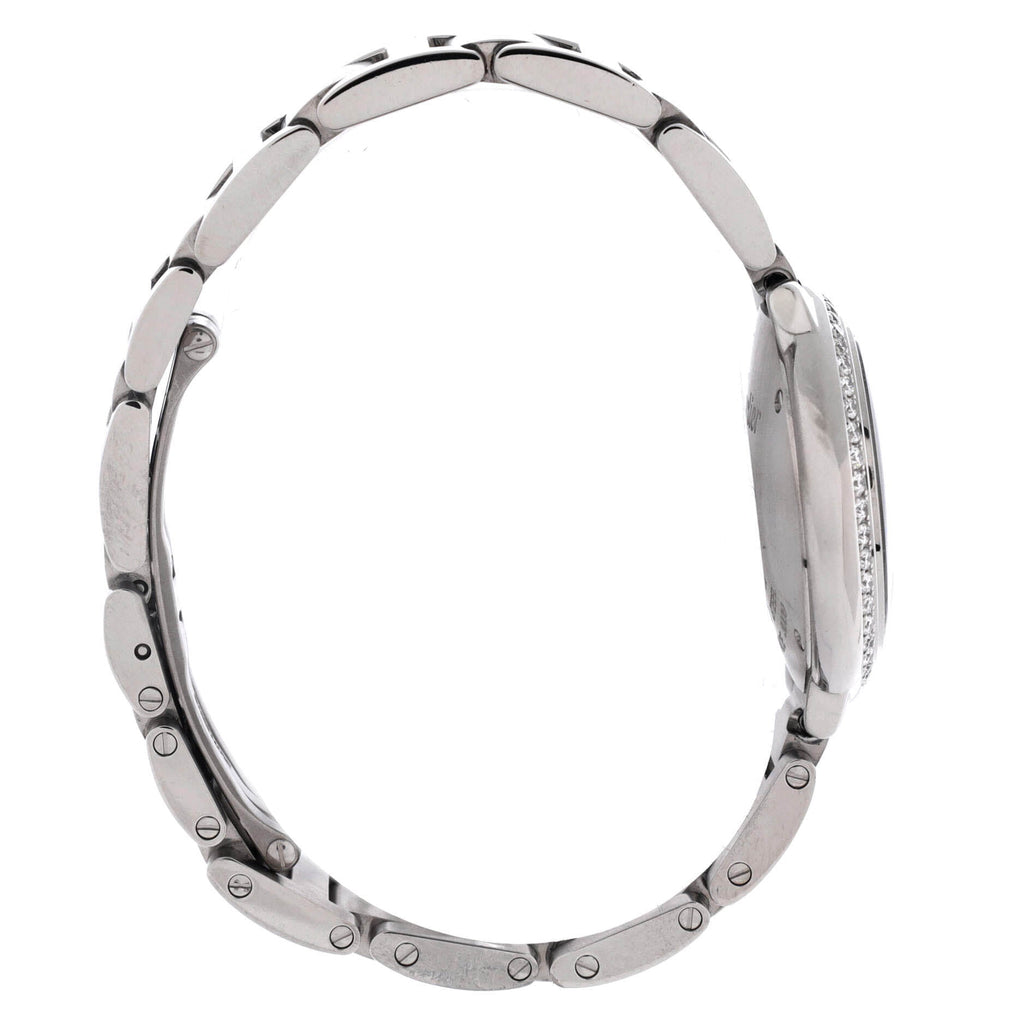 Pre-Owned Ballon Bleu de Cartier Quartz Watch Stainless Steel with Diamond Bezel 28 By Rebag