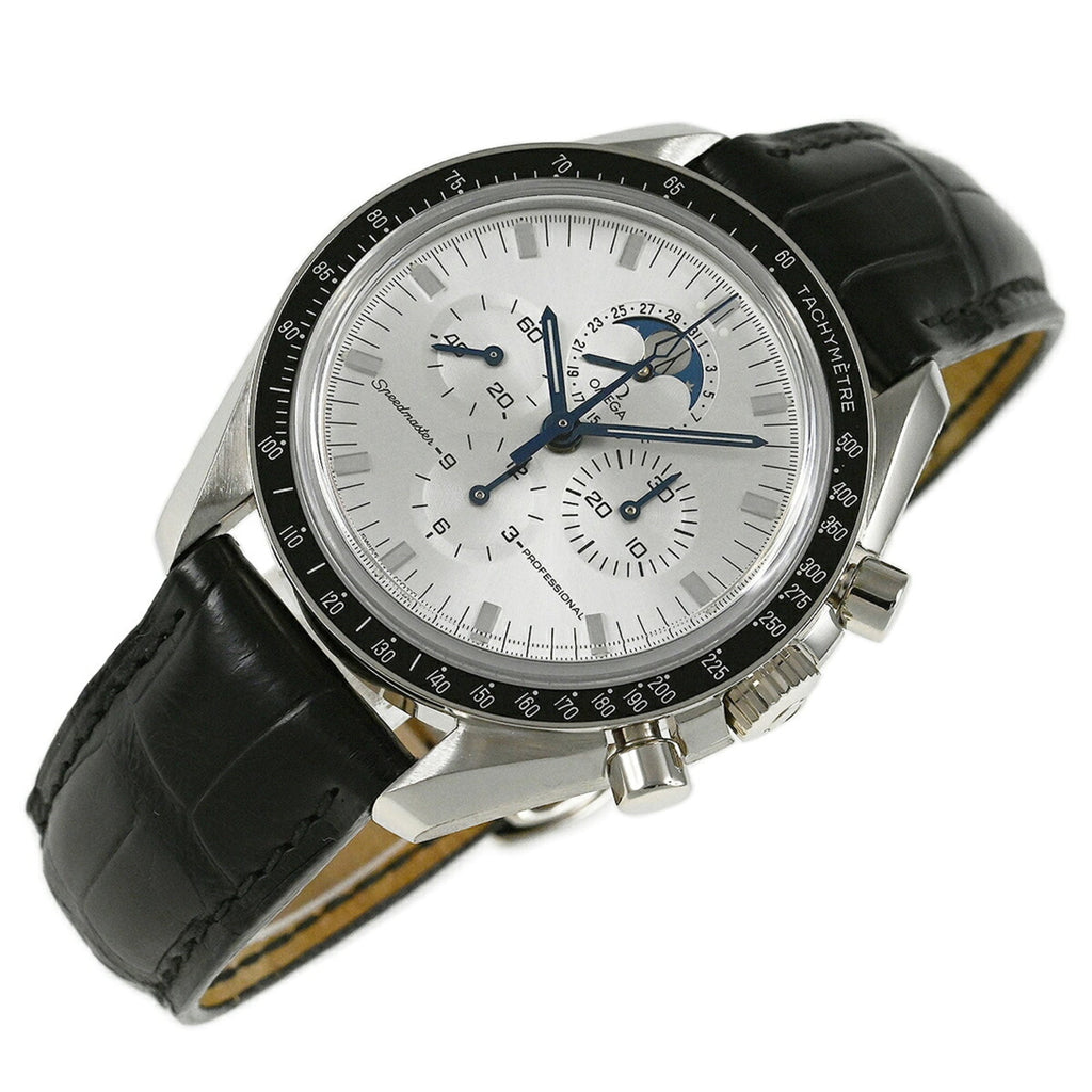 Pre-Owned Omega Speedmaster Professional Moonphase Wristwatch 3689.30.31