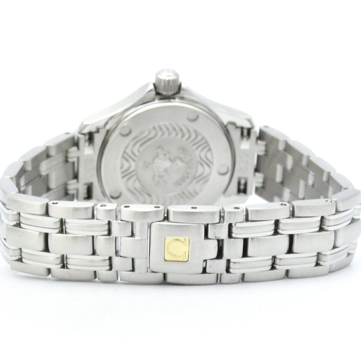 Pre-Owned OMEGA Seamaster 120M Diamond MOP Dial Ladies Watch 2581.84 Polished