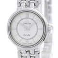 Pre-Owned OMEGA De Ville Stainless Steel Quartz Ladies Watch 7574.31 Polished