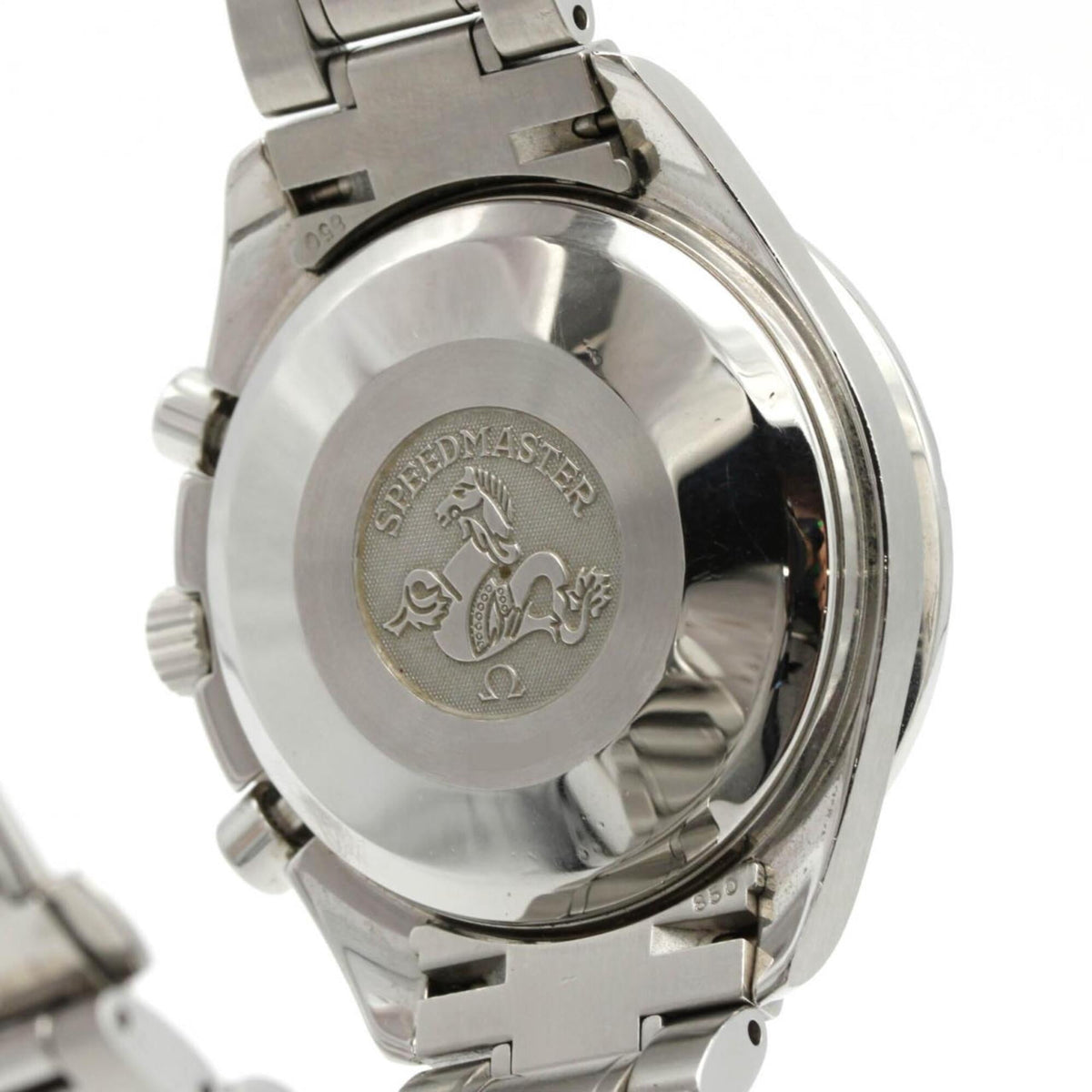 Pre-Owned Omega Speedmaster Date 3513.50 Stainless Steel Automatic Watch