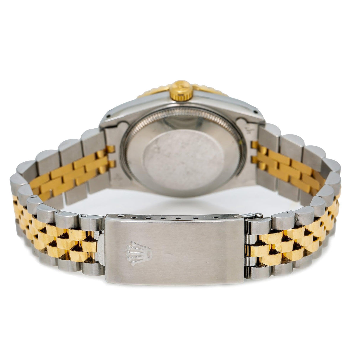 Pre-Owned Rolex Datejust 31MM 68273 Silver Diamond Dial Diamond Bezel Two Tone Yellow Gold Jubilee Bracelet