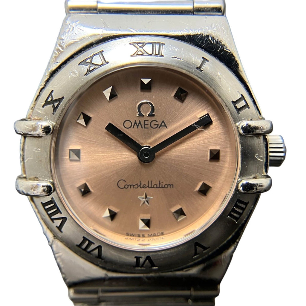 Pre-Owned Omega My Choice Mini Constellation Watch, Total Weight 43g, Stainless Steel, Quartz...