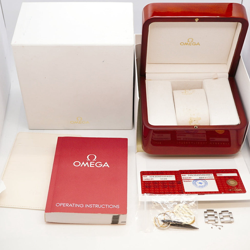 Pre-Owned Omega Speedmaster Racing 326.30.40.50.04.001 White Dial Men's Watch