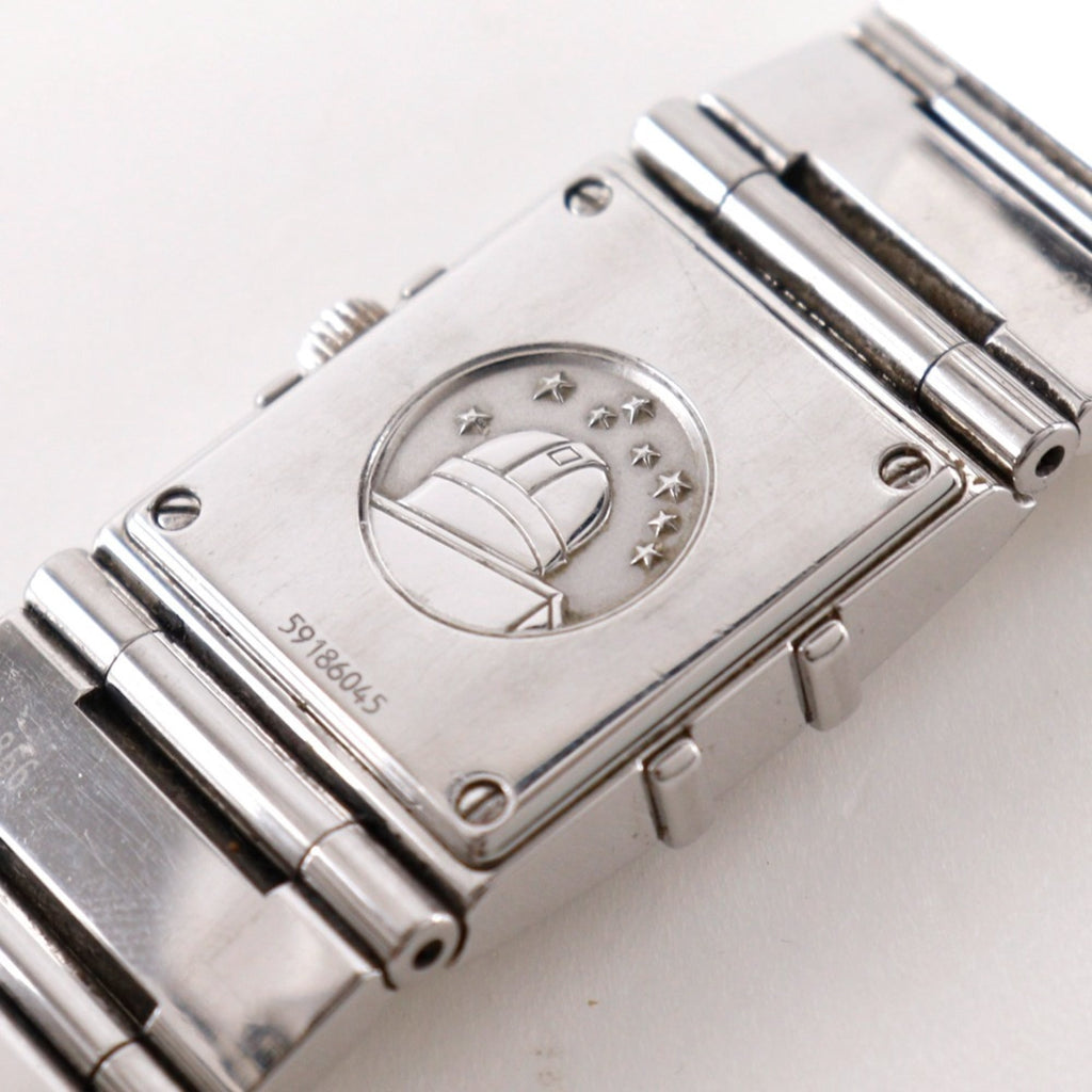Pre-Owned OMEGA Constellation Carree Watch, cal. 1376 1528.46, stainless steel with... (Fair)