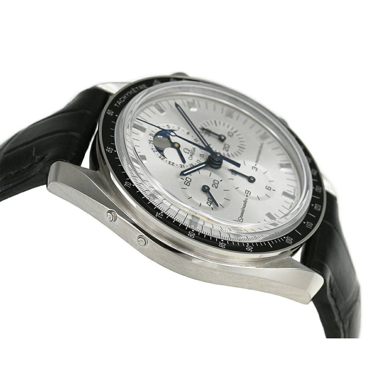 Pre-Owned Omega Speedmaster Professional Moonphase Wristwatch 3689.30.31