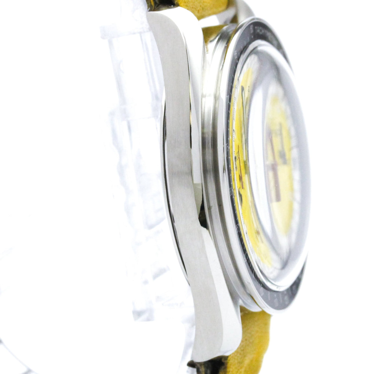 Pre-Owned OMEGA Speedmaster Michael Schumacher Yellow Dial Watch 3510.12 Polished