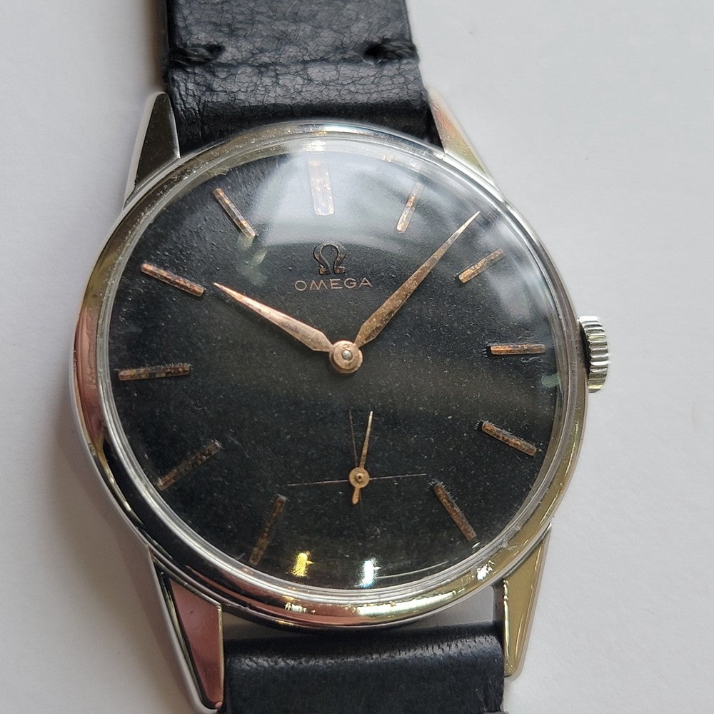 Pre-Owned Omega Ref 14391 Mens 34mm Vintage 1950s Manual Wind Original Classic RA746