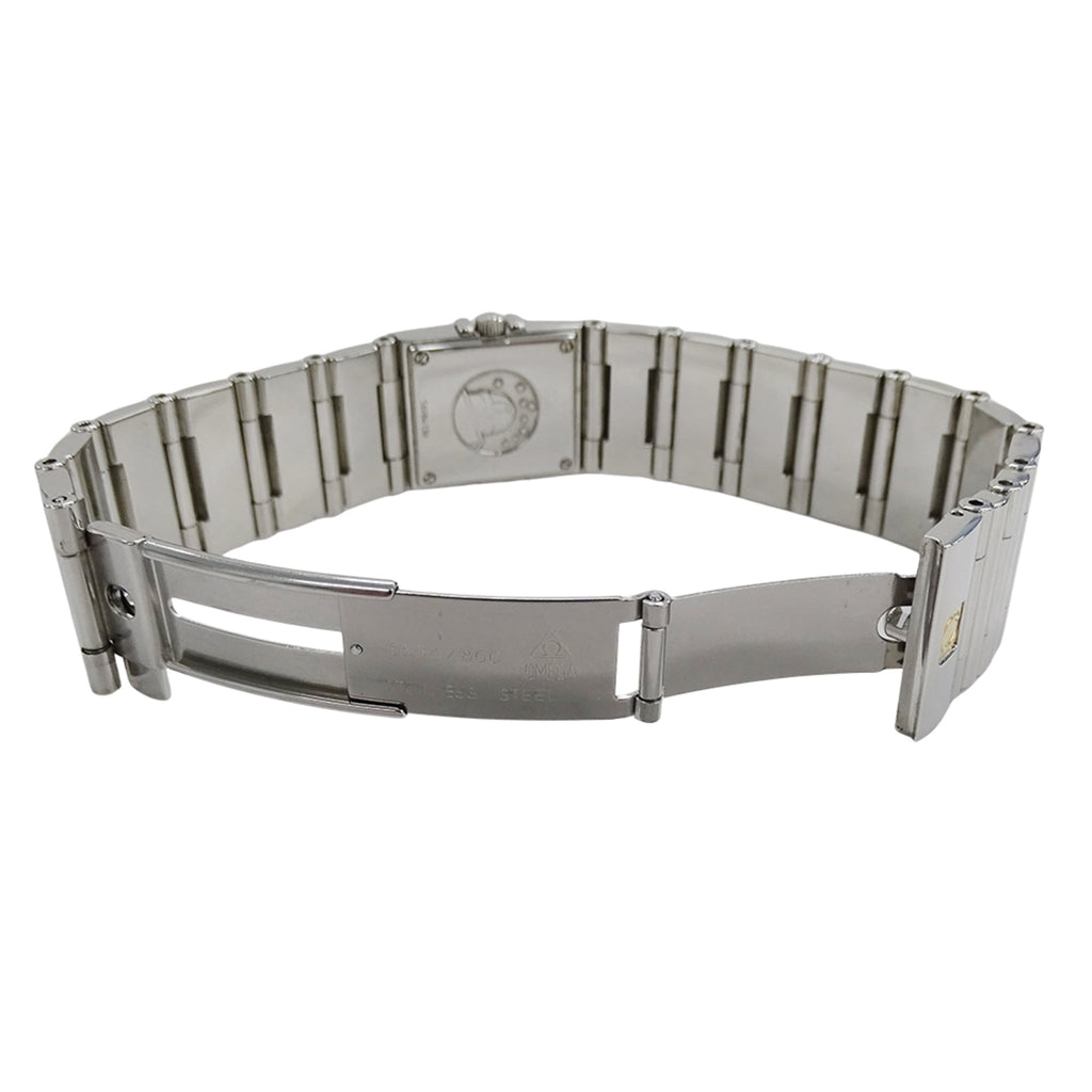 Pre-Owned Omega Constellation Carre Quadra 1528.46 Women's Watch, Brand Name, Diamond, Quartz...