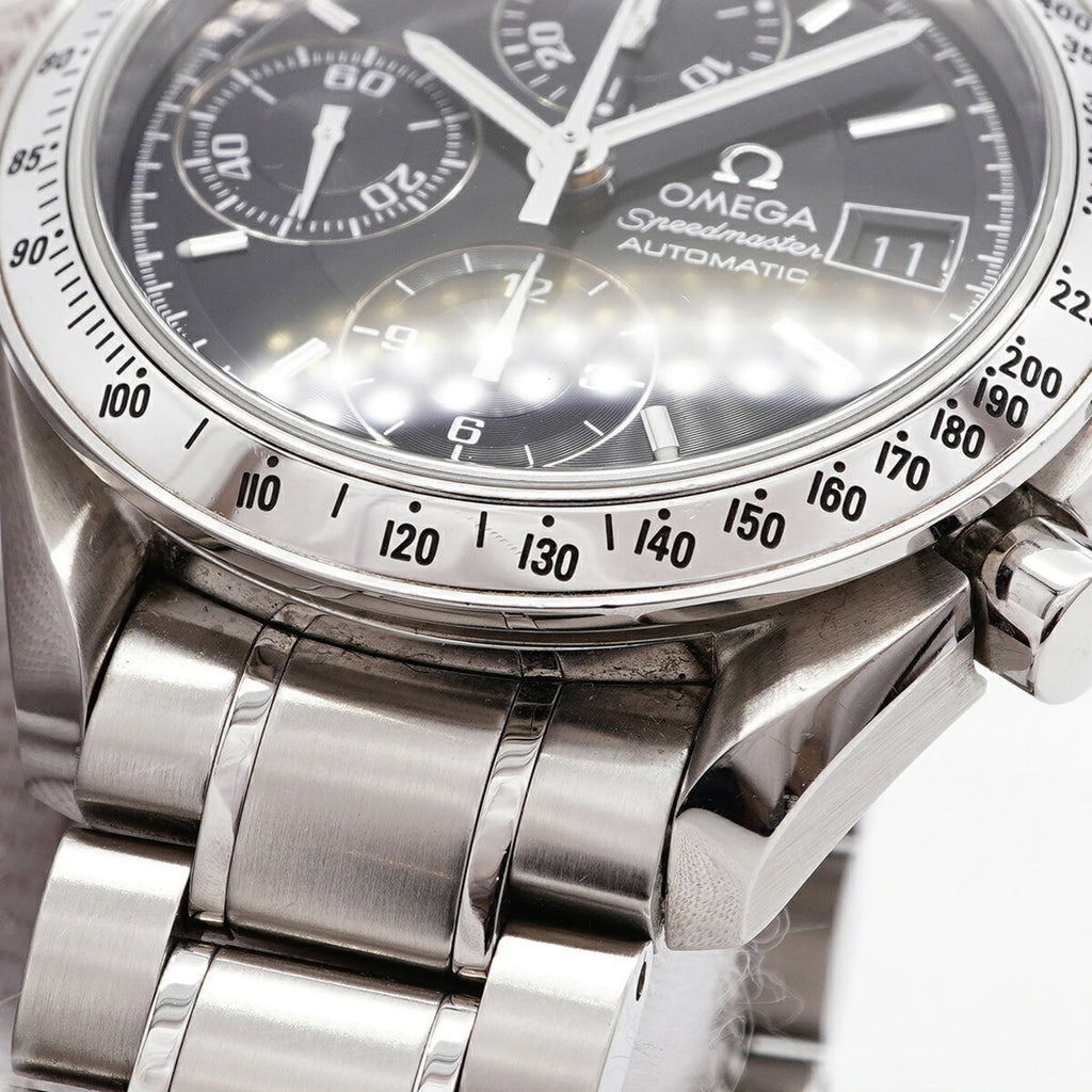 Pre-Owned Omega Speedmaster Date 3513.50 Black Dial Men's Watch