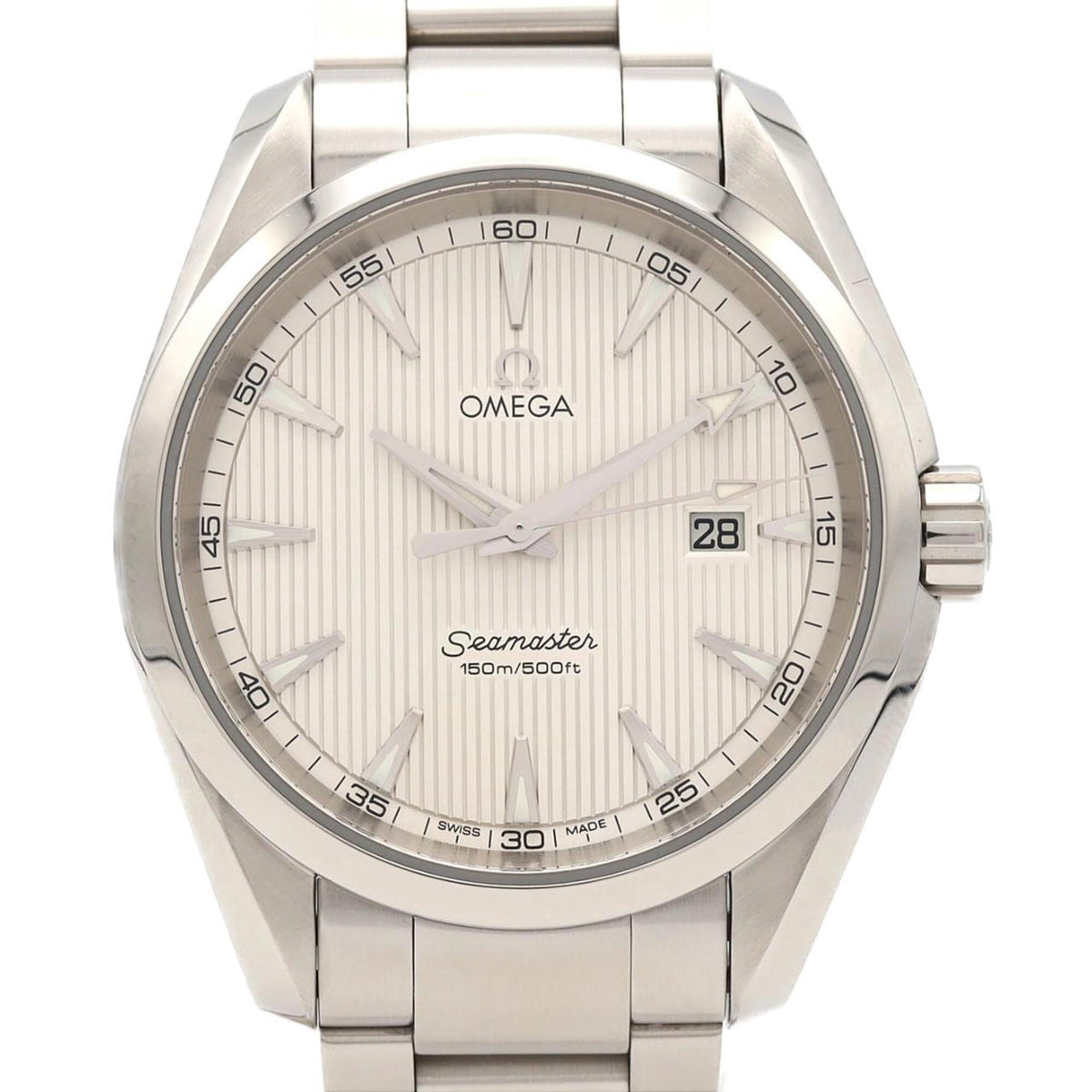 Pre-Owned Omega Seamaster Aqua Terra 231.10.39.61.02.001 Stainless Steel Quartz Watch