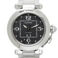 Pre-Owned Cartier Pasha C Big Date Watch W31053M7 Automatic (with manual winding) Black Dial...