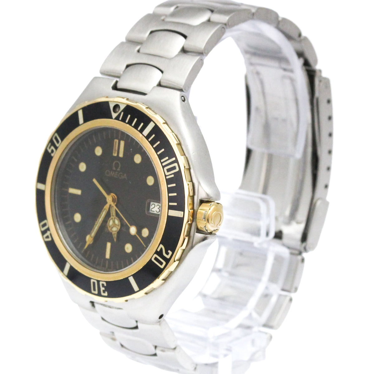 Pre-Owned OMEGA Seamaster Professional 200M Quartz Mens Watch 396.1042 Polished
