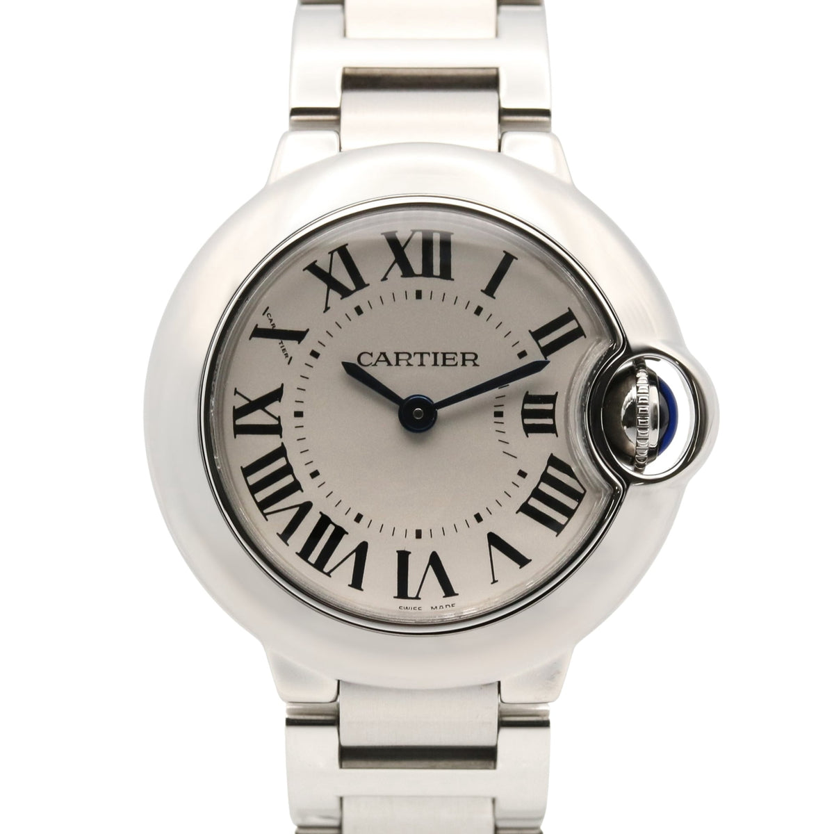 Pre-Owned Cartier Ballon Bleu SM Watch, Stainless Steel, Ladies, Silver Tone, W69010Z4