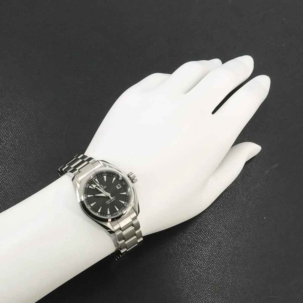 Pre-Owned Omega Seamaster Aqua Terra 231 10 30 60 06 001 Women's Watch, Date, Gray, Quartz Watch
