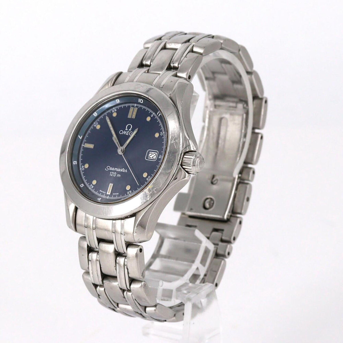 Pre-Owned Omega Seamaster 120 2511.80 SS Quartz Watch