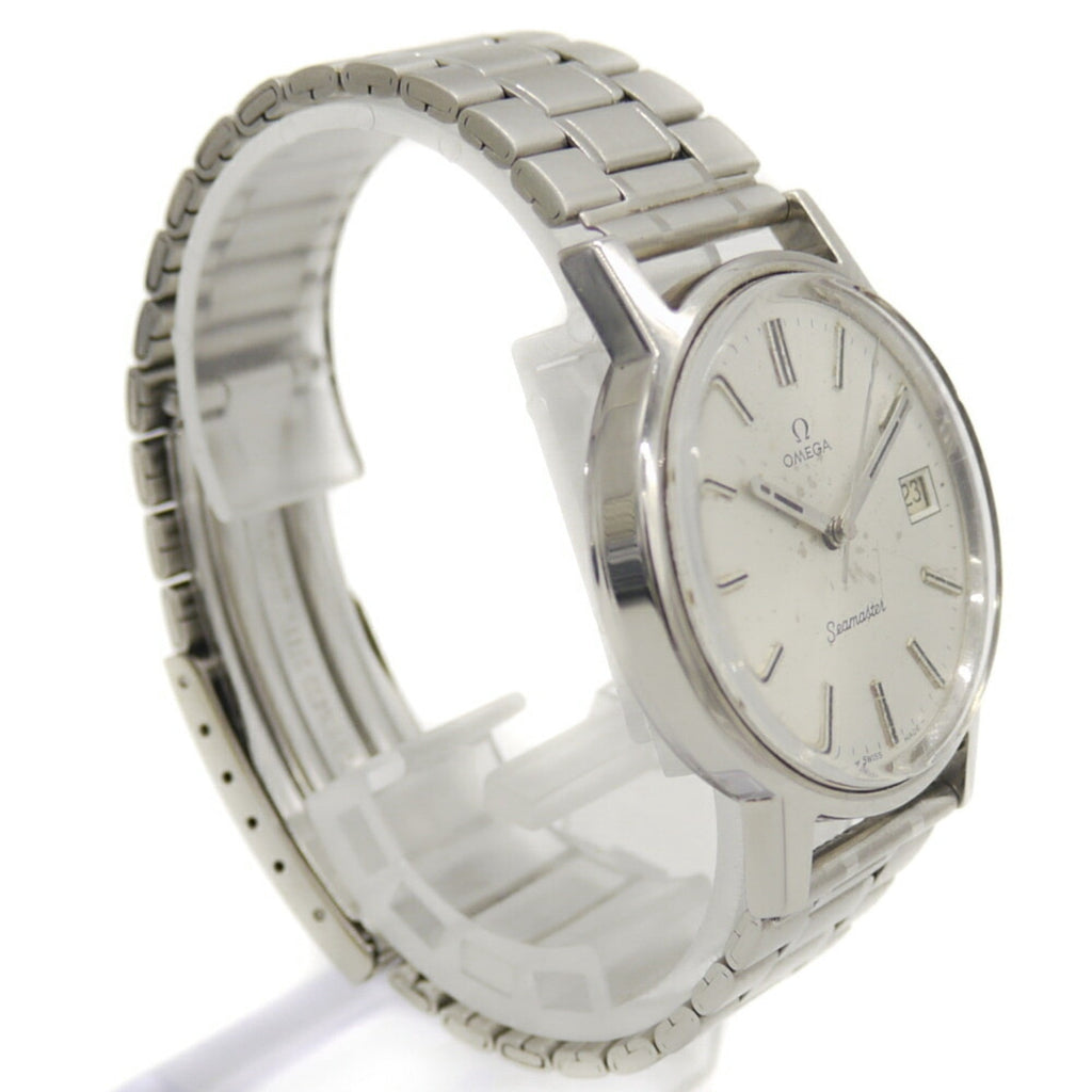 Pre-Owned OMEGA Seamaster manual winding watch silver dial (Fair)