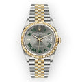 Pre-Owned Rolex Datejust 126233 36 mm Slate Dial Two-Tone Jubilee Bracelet Men’s Watch