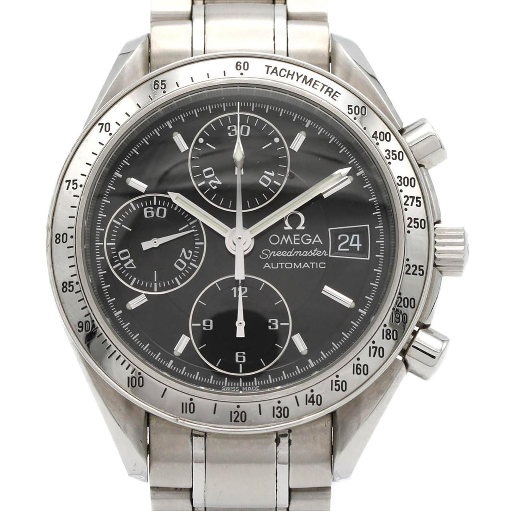 Pre-Owned Omega Speedmaster Date 3513.50 Stainless Steel Automatic Watch