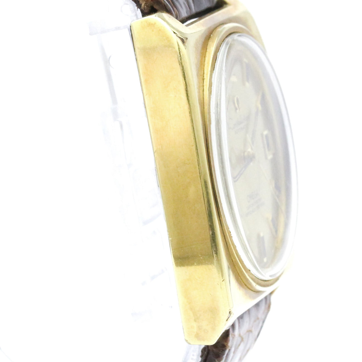 Pre-Owned OMEGA Constellation Cal 1001 Gold Plated Automatic Mens Watch 166.063 Vintage