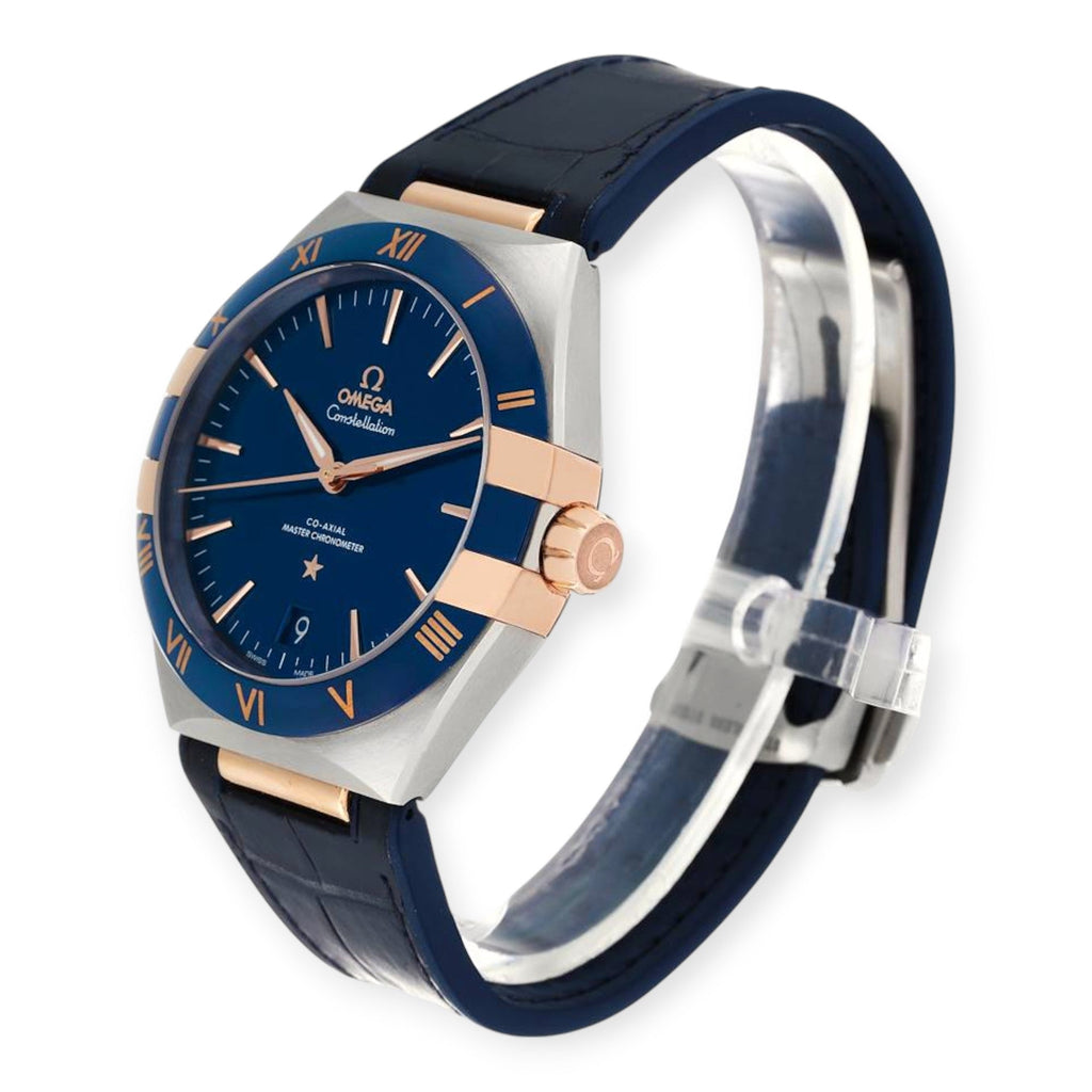 Pre-Owned Omega Constellation 41mm 131.23.41.21.03.001 Steel Rose Gold Mens Watch