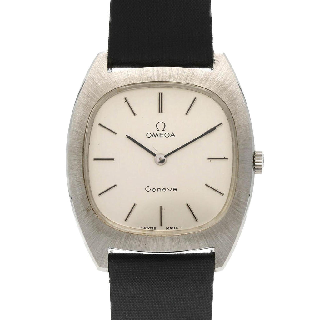 Pre-Owned Omega Geneve Stainless Steel Watch, Manual Winding
