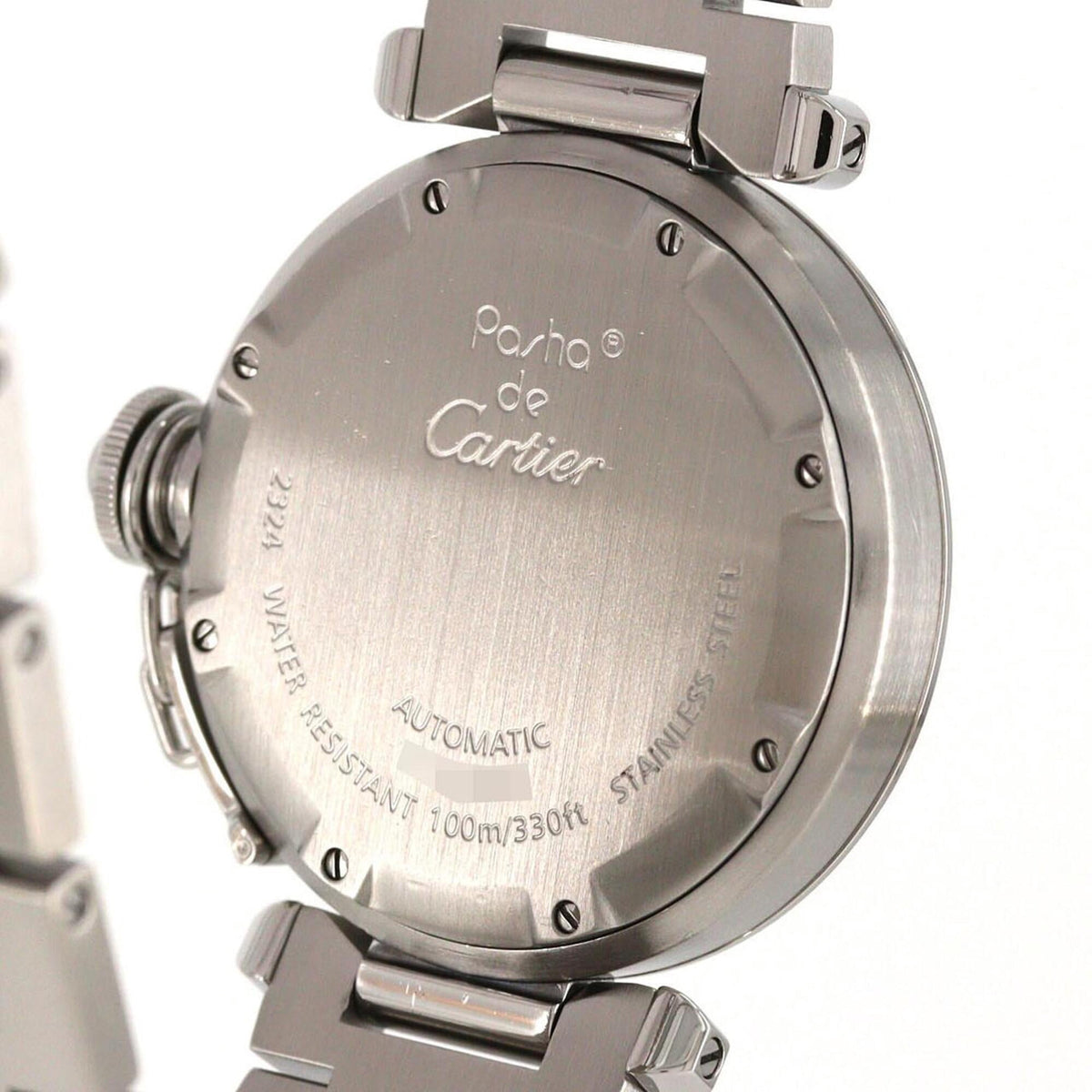 Pre-Owned Cartier Pasha C W31075M7 Stainless Steel Automatic Watch