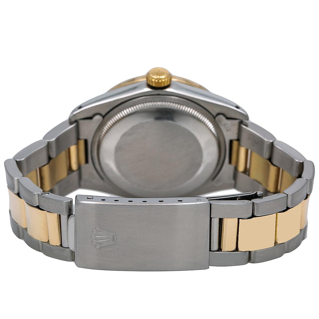 Pre-Owned Rolex Oyster Perpetual Diamond Watch, Date 1505 34mm, Red Diamond Dial With 1.20 CT Diamonds