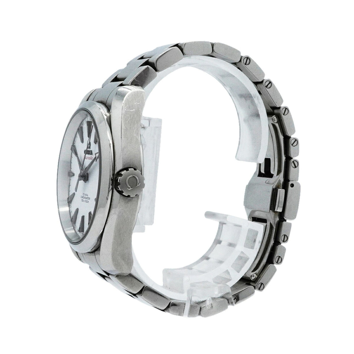Pre-Owned Omega Seamaster Aqua Terra 11-Diamond Watch 231.10.39.21.54.001 White Dial Men's