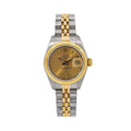 Pre-Owned Rolex Datejust 26MM 6917 Champagne Dial Fluted Bezel Two Tone Yellow Gold Jubilee Bracelet
